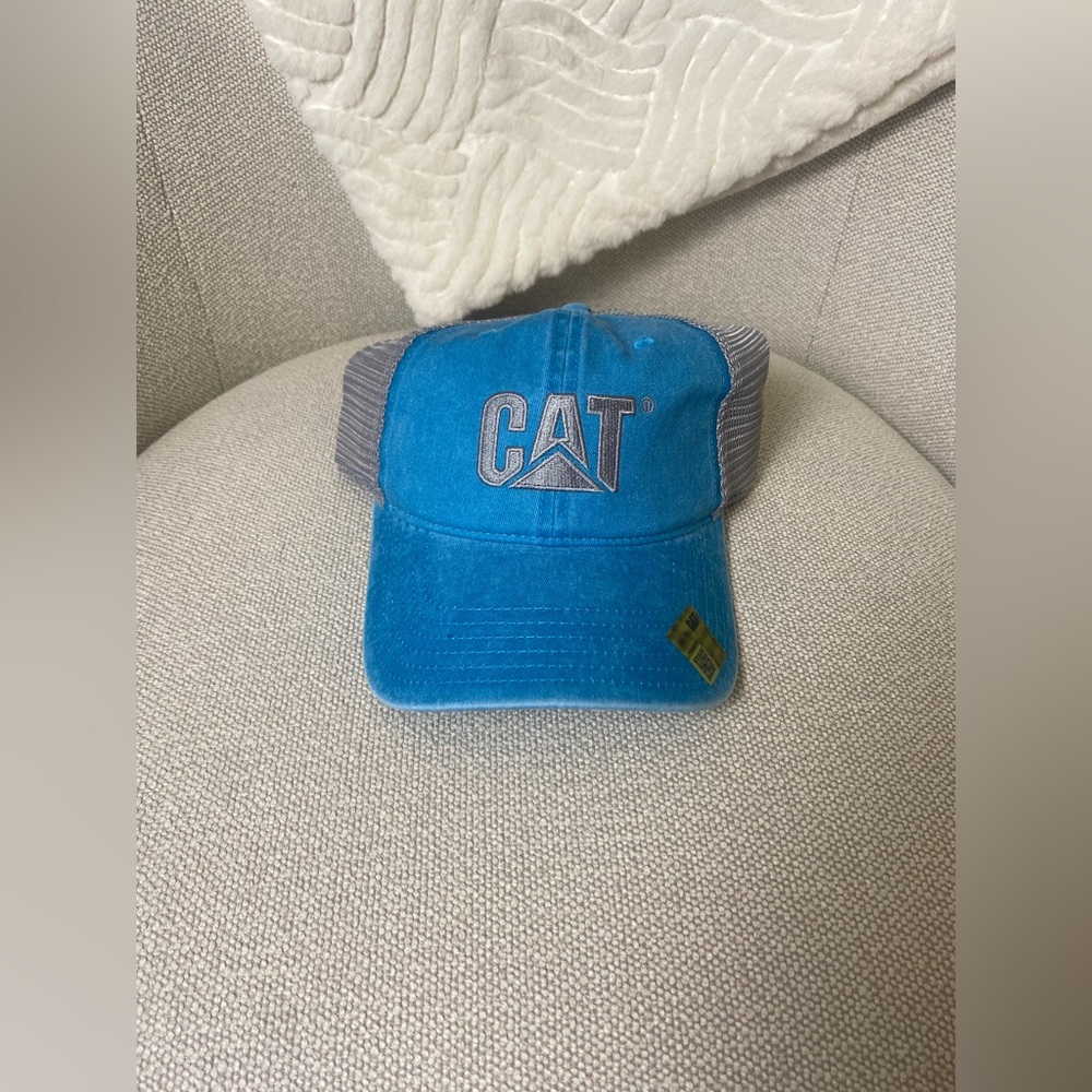 CAT trucker hat NWT Blue/Gray